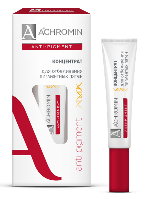Картинка Концентрат для отбеливания пигментных пятен Achromin (Ахромин), 15 мл BeautyConceptPro