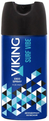 Картинка Viking дезодорант спрей для мужчин surf vibe 150 мл BeautyConceptPro