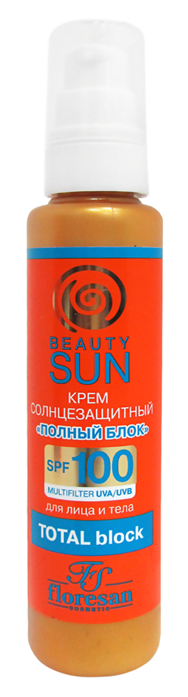 Картинка Флоресан Beauty Sun крем солнцезащитный "Полный блок" SPF 100, 75 мл BeautyConceptPro
