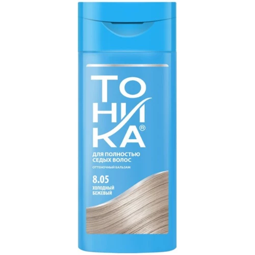 Картинка Тоника Оттеночный бальзам для волос 8.05 Холодный бежевый, 150 мл BeautyConceptPro