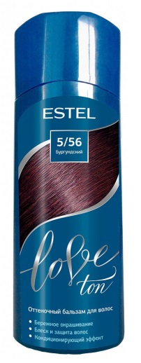 Картинка Оттеночный бальзам для волос Estel Love tone 5/56 Бургундский, 150 мл BeautyConceptPro