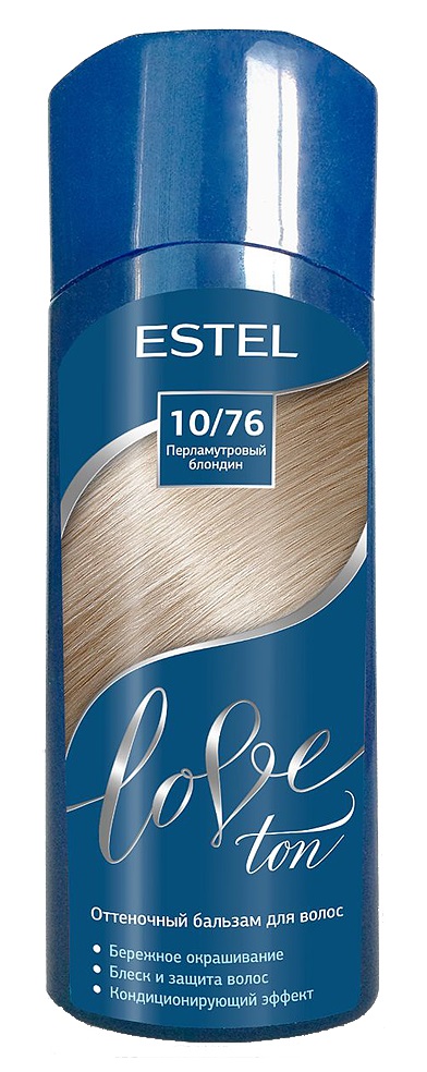 Картинка Оттеночный бальзам для волос Estel Love tone 10/76 Перламутровый блондин, 150 мл BeautyConceptPro