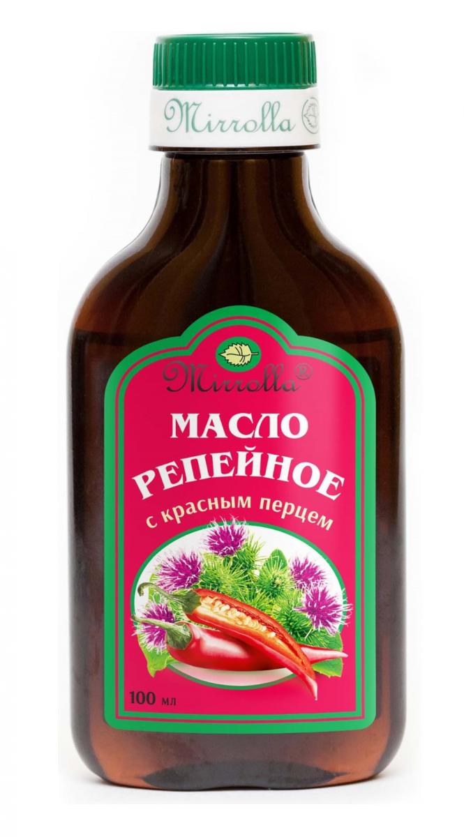 Картинка Репейное масло с красным перцем, озонированное Мирролла, 100 мл BeautyConceptPro
