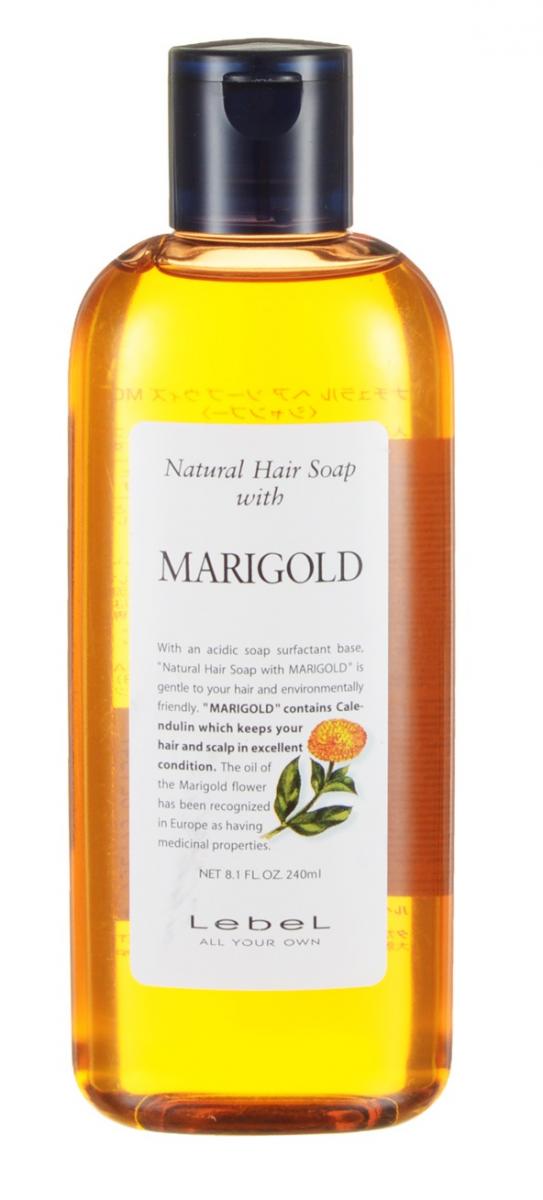 Картинка Шампунь с календулой для жирной кожи головы Lebel Natural Hair Soap Treatment Marigold, 240 мл BeautyConceptPro