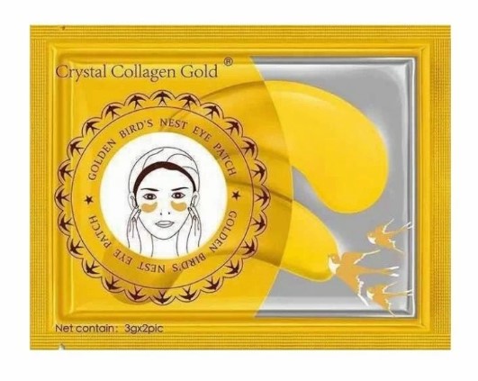 Картинка Патчи Crystal Collagen Gold Birds Nest Eye Patch, 1 пара BeautyConceptPro