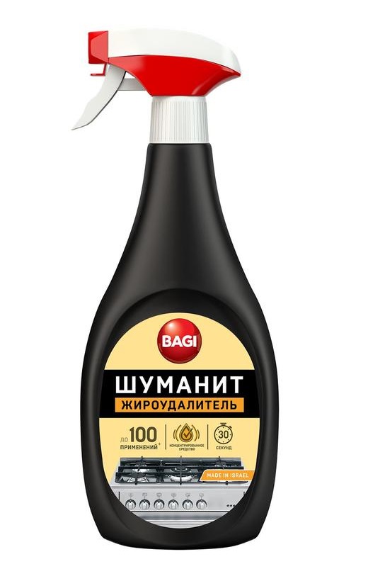 Картинка Средство для чистки плит Жироудалитель Bagi Шуманит, 400 мл BeautyConceptPro