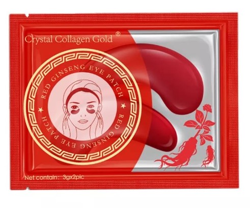 Картинка Патчи Crystal Collagen Gold Red Ginseng Eye Patch, 1 пара BeautyConceptPro