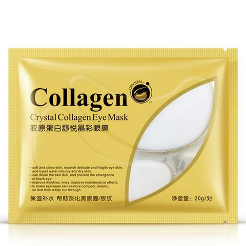 Картинка Гидрогелевые патчи для глаз с коллагеном Crystal Collagen eye mask, 1 пара BeautyConceptPro