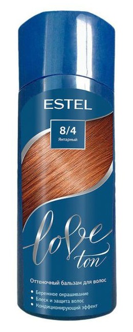 Картинка Оттеночный бальзам для волос Estel Love tone 8/4 Янтарный, 150 мл BeautyConceptPro