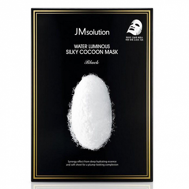 Картинка Маска для упругости кожи с протеинами шелка Water Luminous Silky Cocoon JMsolution, 30 мл BeautyConceptPro