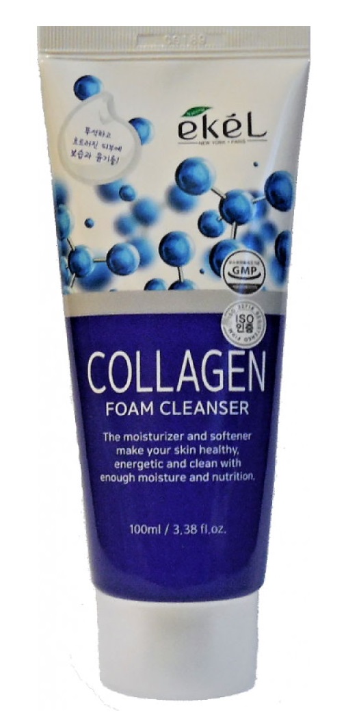 Картинка Пена для умывания с коллагеном Ekel Foam Cleanser Collagen, 100 мл BeautyConceptPro