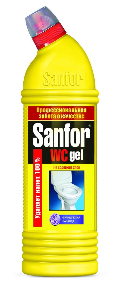Картинка Чистящее средство WC gel Французская лаванда Sanfor, 750 мл BeautyConceptPro