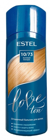 Картинка Оттеночный бальзам для волос Estel Love tone 10/73 Бежевый блондин, 150 мл BeautyConceptPro