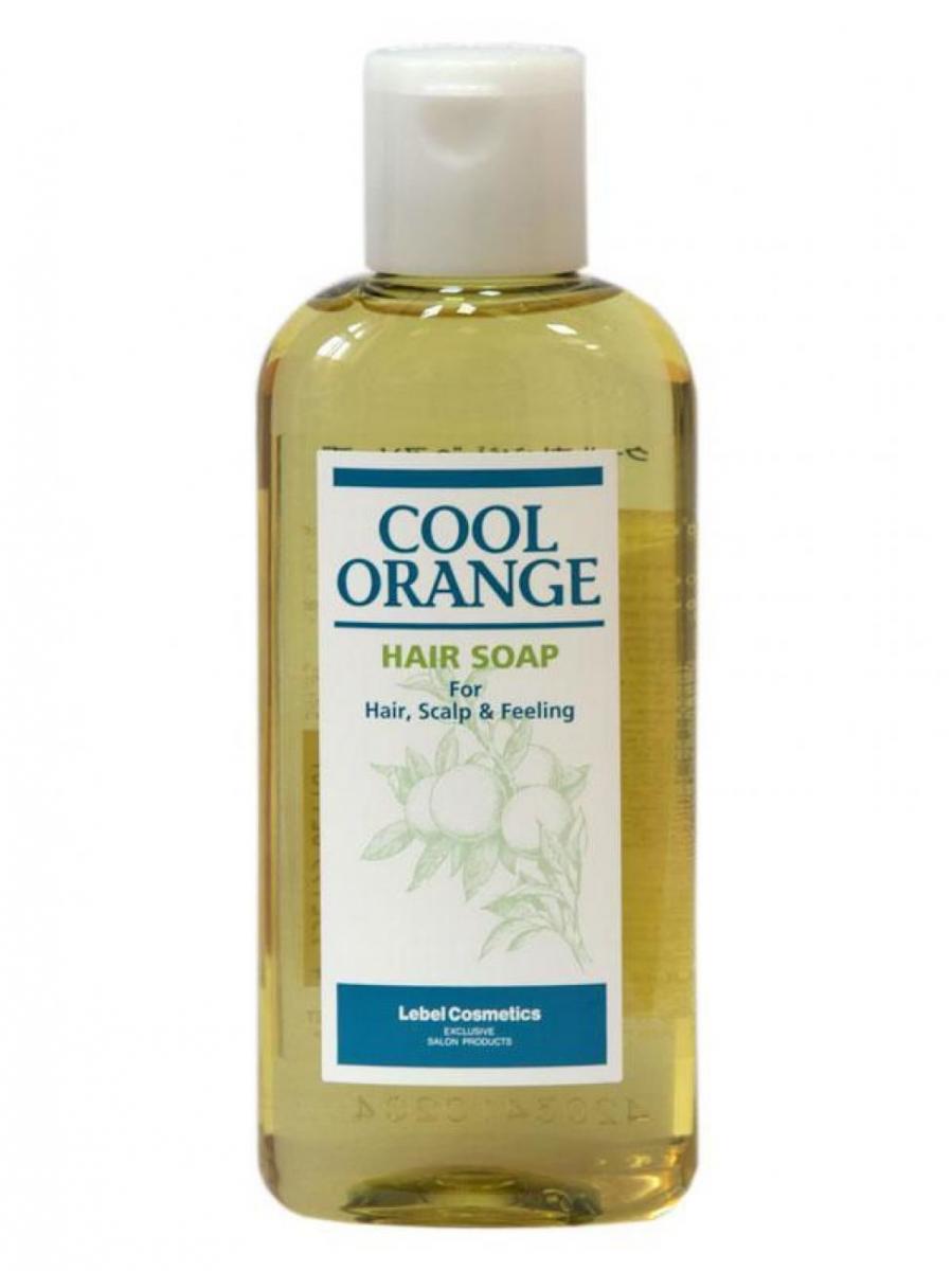 Картинка Шампунь для волос и жирной кожи головы «Холодный Апельсин» Lebel Cool Orange Hair Soap Cool, 200 мл BeautyConceptPro